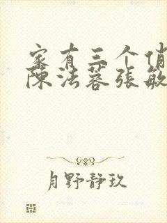 家有三个俏媳妇陈法蓉张敏