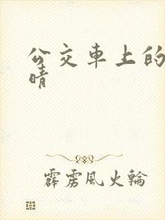 公交车上的诗请晴封面