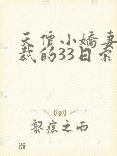 天价小娇妻,总裁的33日索情全文免费封面