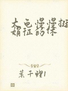 大龟慢慢挺进张娟征的休