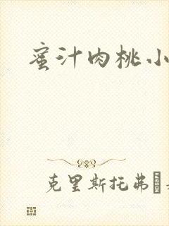 蜜汁肉桃小说