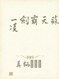 一剑霸天苏信赵凌
