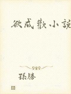 欲成欢小说