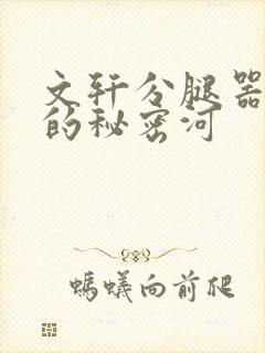 文轩分腿器河马的秘密河