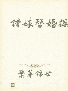 错嫁替婚总裁