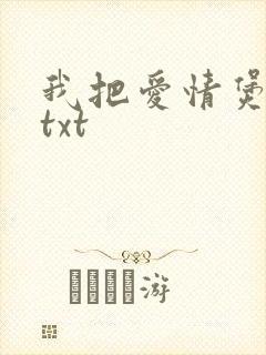 我把爱情煲成汤txt封面