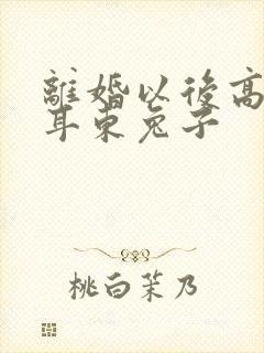离婚以后高干 耳东兔子