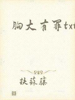胸大有罪txt封面