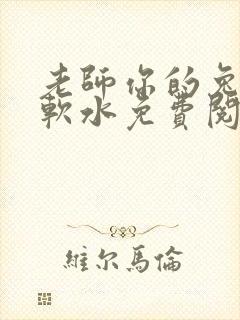 老师你的兔子好软水免费阅读