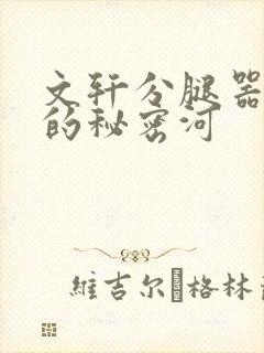 文轩分腿器河马的秘密河