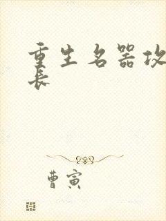 重生名器攻略兄长封面