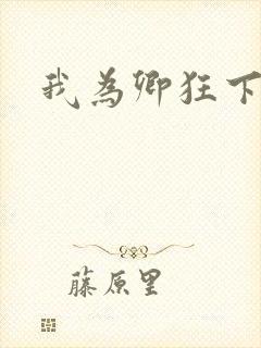 我为卿狂下载封面