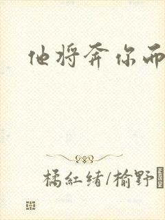 他将奔你而来封面