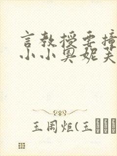 言教授要撞坏了小小奥妮芙原文封面