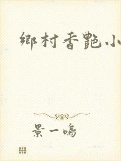 乡村香艳小说