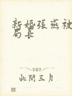 新婚张燕被两个局长