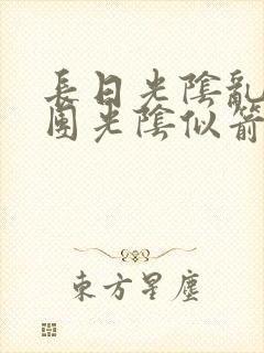 长日光阴乱作一团光阴似箭笔趣渺视频