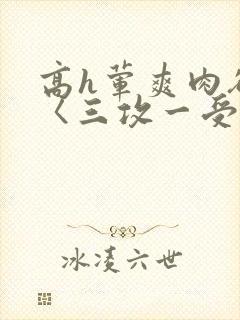 高h荤爽肉欲文〈三攻一受