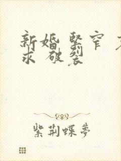新婚 紧窄 哀求 破裂