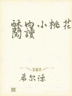 酥肉小桃花全文阅读