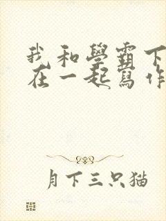 我和学霸下面连在一起写作业小说