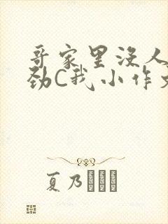 哥家里没人使点劲C我小作文