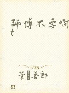 师傅不要啊txt