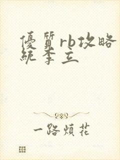 优质rb攻略系统李立封面