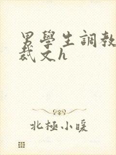 男学生调教男总裁文h