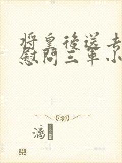 将皇后送去军营慰问三军小说封面