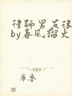 律师男友很难撩by春风榴火封面