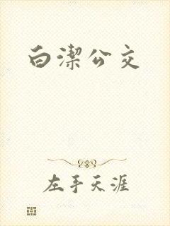 白洁公交封面
