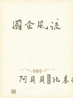 国企风流封面