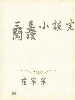 三喜小说完整版阅读