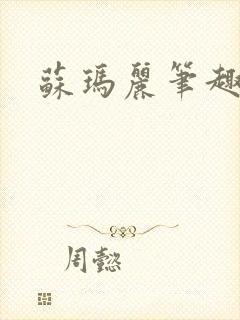 苏玛丽笔趣阁封面