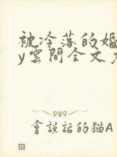 被冷落的婚姻by云间全文免费笔趣阁封面