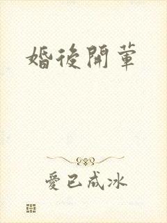 婚后开荤封面