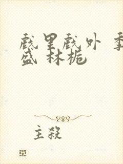 戏里戏外 季淮盛 林栀封面