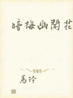 暗梅幽闻花封面