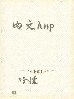 肉文hnp