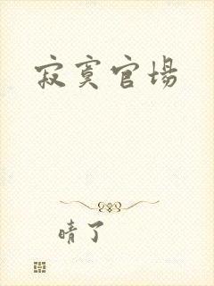 寂寞官场