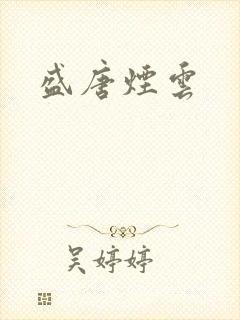 盛唐烟云封面