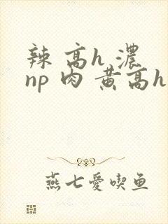 辣 高h 浓 np 肉 黄高h封面