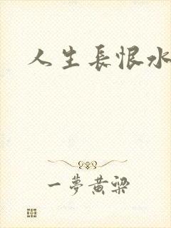 人生长恨水长东封面