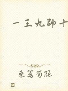 一王九帅十二宫封面