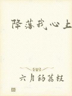 降落我心上