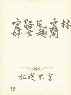官路风云林海姜婷笔趣阁