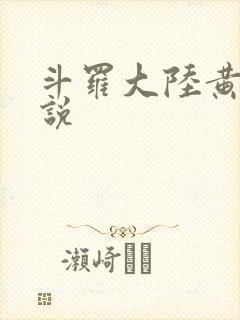斗罗大陆黄化小说