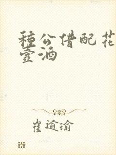 种公借配花间一壶酒