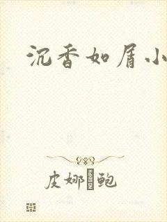 沉香如屑小说